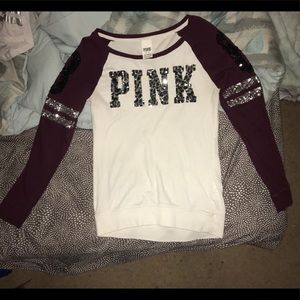 Pink long sleeve shirt